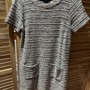 LOFT Multicolor Textured Knit Top